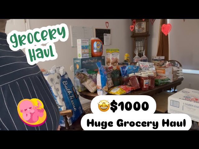 Huge February Costco Haul 🤩 $1000