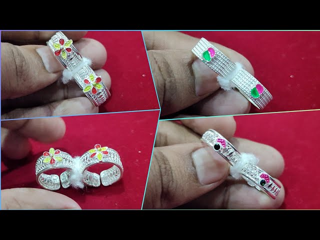 Silver Toe ring designs 2021/Latest Silver toe ring designs with price