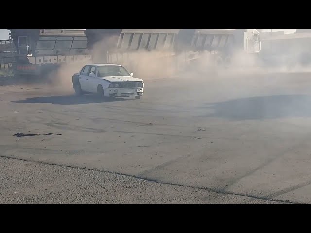 Reece first time spinning in a E30 box's shape