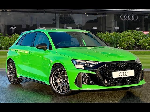 Approved Used Audi RS3 2.5 TFSI Carbon Black Sportback S Tronic quattro 5dr | Stoke Audi