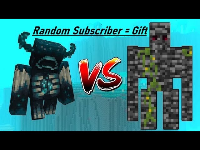 Warden vs Golem #minecraftshortlive #minecraft #shorts #live #gamerontop2.0 #gamerontop