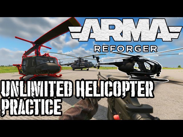 Use Game Master to get unlimited Helicopter Practice in Arma Reforger #armareforger #gaming