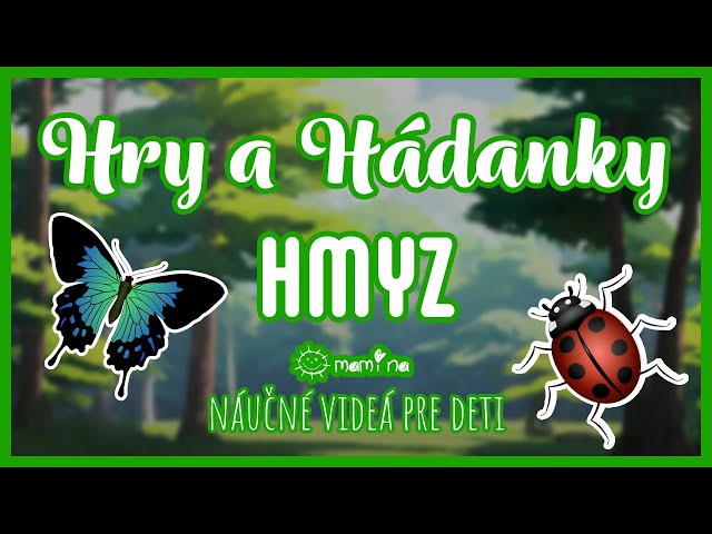 Hry a hádanky - Hmyz | maminask:)