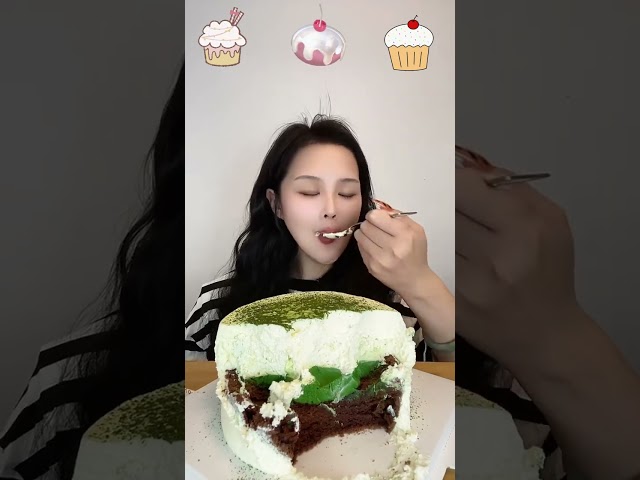 Asmr🍰Eating Double Cream Cake🍰 (Soft And Waxy Sound) 크림丨먹방丨Mukbang丨Satisfying丨Eatingsho