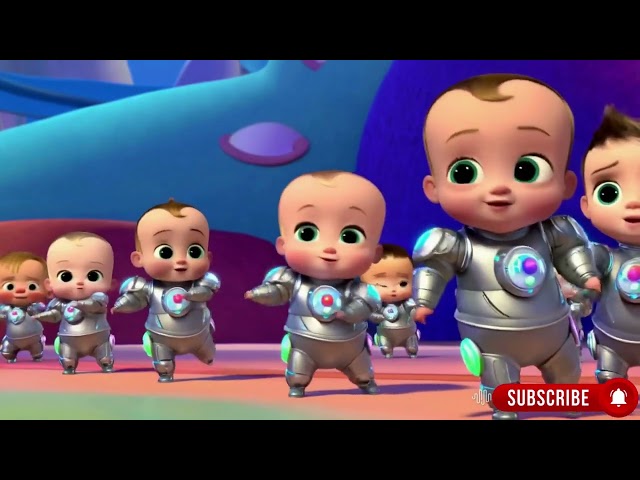 Kids ROBOT DANCE I Babies Song & Nursery Rhymes I@kidstv