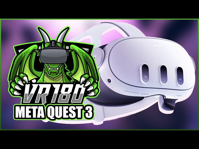 Unboxing The Meta Quest 3 In Virtual Reality 180!