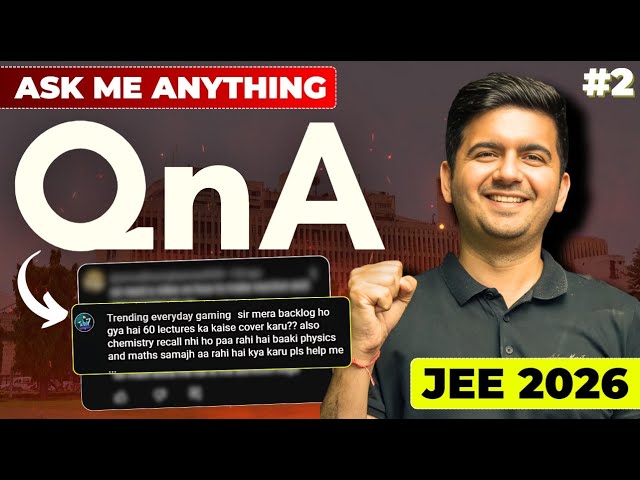 Best preparation strategy for JEE 2026 | Vineet Khatri Sir