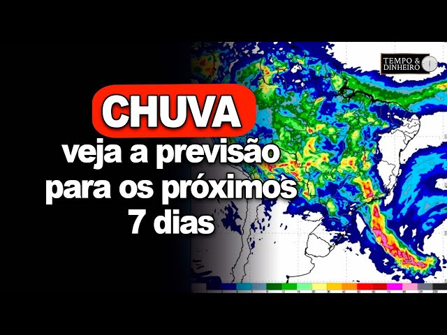 Chuvas e muita umidade em todo o País com alerta para região Sudeste e MS. RS com chuvas irregulares