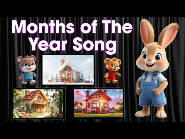 Months of the Year Song - Educational Songs for Babies