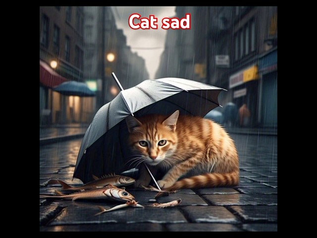 Sad cat in the New York #cat #catvideos