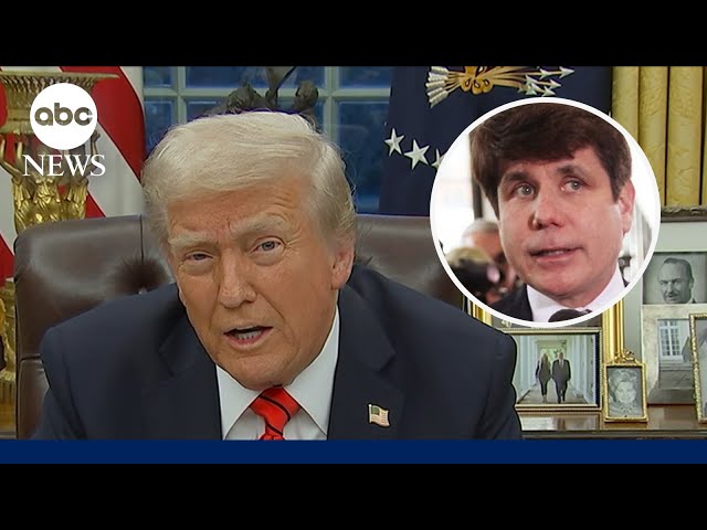 Trump pardons former Illinois Gov. Rod Blagojevich