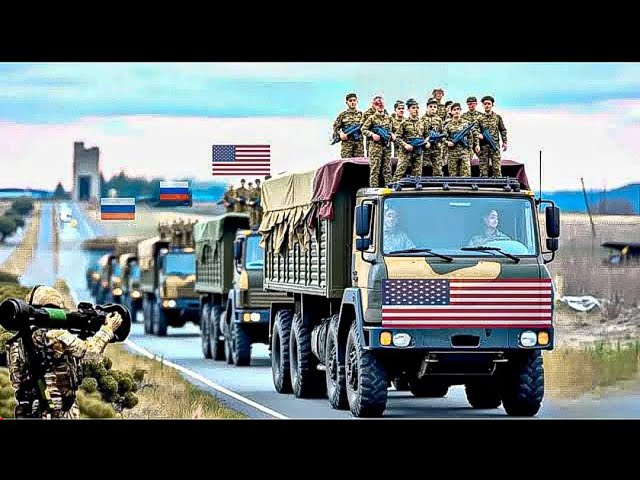 TODAY! A convoy of elite US and Russian troops was ambushed by North Korean troops on the border!