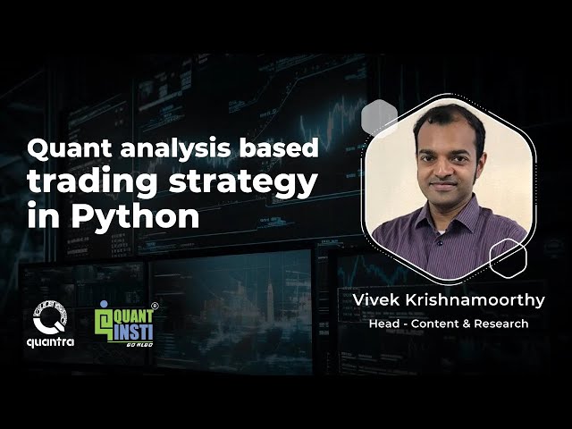 Dive into Quantitative Trading Analysis with Python