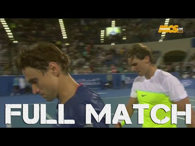 Abu Dhabi 2016 : Rafael Nadal vs David Ferrer (1/2 Finale) - FULL EXHIBITION MATCH HD