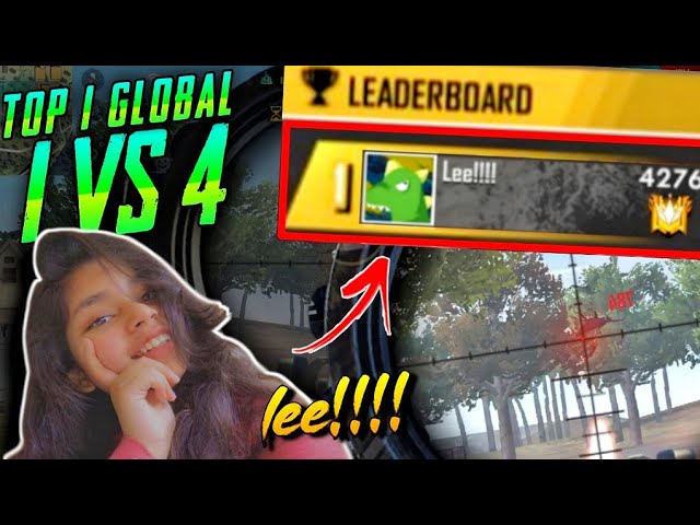 Global TOP 1🔥 insane 1vs4 highlights||-Lee!!!!