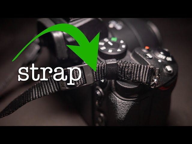 How to correctly put a strap on your camera