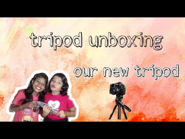 tripod unboxing  | our new tripod | Ashwika Sonam vlog | watch this !