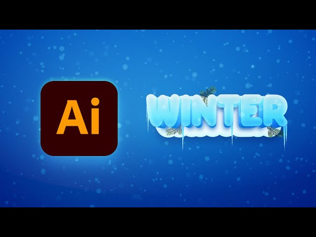 How to Create a Winter Text Effect in Illustrator