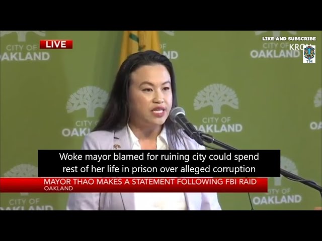 Woke mayor blamed for ruining city could spend rest of her life in prison over alleged corruption