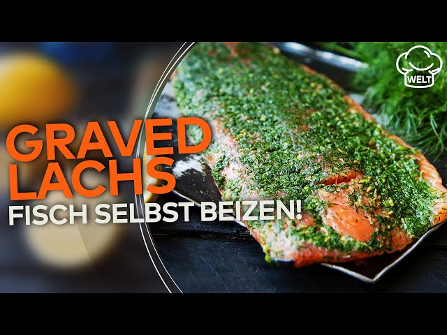 GRAVED LACHS: Selbst gebeizter Lachs! So einfach geht's | WELT Rezepte