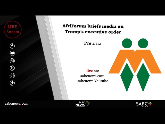 AfriForum holds a media briefing over Trump's executive order