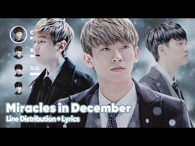 EXO - Miracles in December (Line Distribution + Lyrics Karaoke) PATREON REQUESTED