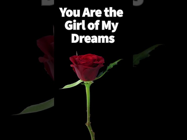 You Are the Girl of My Dreams - Love Letter