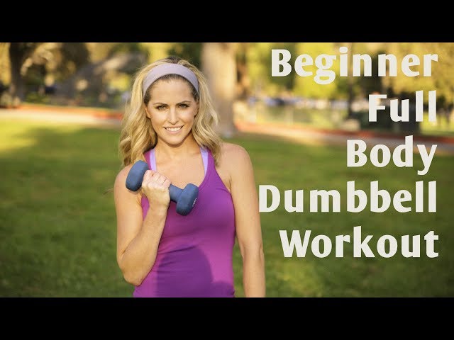 15 Minute Beginner Full Body Dumbbell Workout