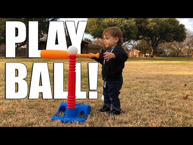 It's Tee-Ball Training Time! Gotta Start Them Early!