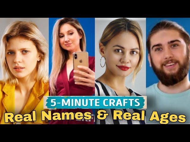 5-Minute Crafts Members Real Names & Real Ages 2020 ( FactsWithBilal )