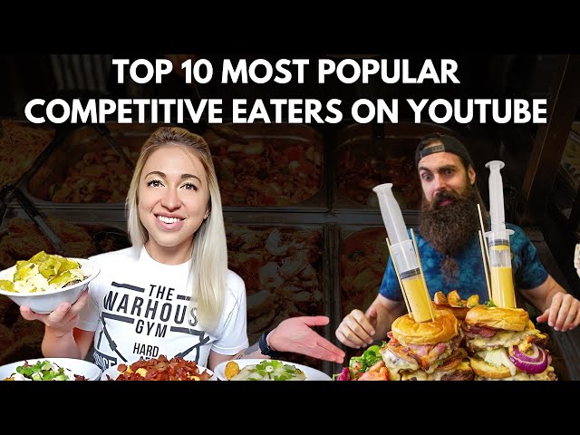 Top 10 Most Popular Competitive Eaters on YouTube!