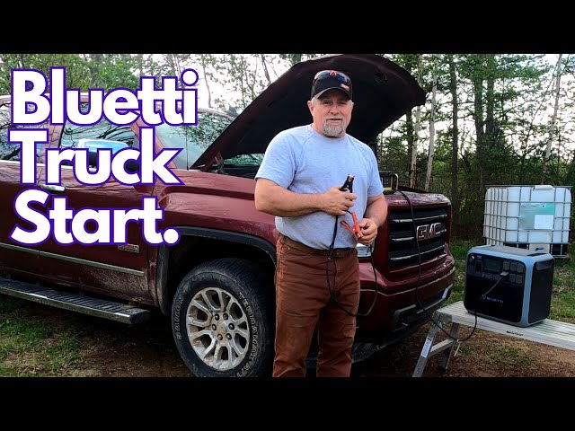 Can Bluetti Start My Truck ? | On Demand Hot Water in the Offgrid Cabin.