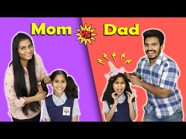 Mom Vs Dad Funny Video | Pari's Lifestyle Moral Story