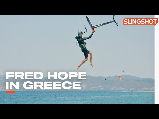 Kiteboarding in Greece with Slingshot Team Rider Fred Hope