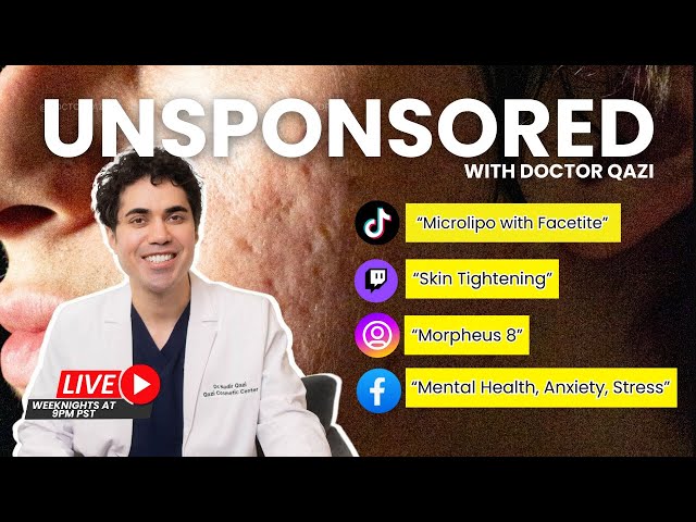 Dr. Qazi discusses Microlipo with Facetite | Dr. Qazi Unsponsored Live | 12.4.2024