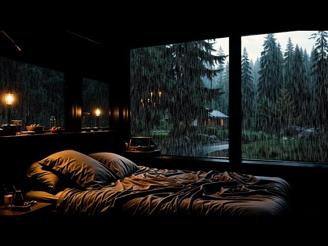 Rain Sound for Sleeping 💤 Cozy Rain Sound in the Bedroom 🏠