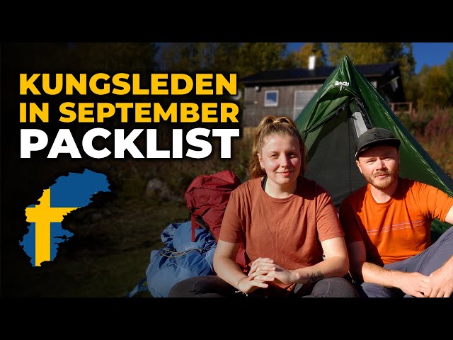 KUNGSLEDEN PACKLIST in September | King's Trail Sweden Lapland | Fall autumn | What to bring | gear