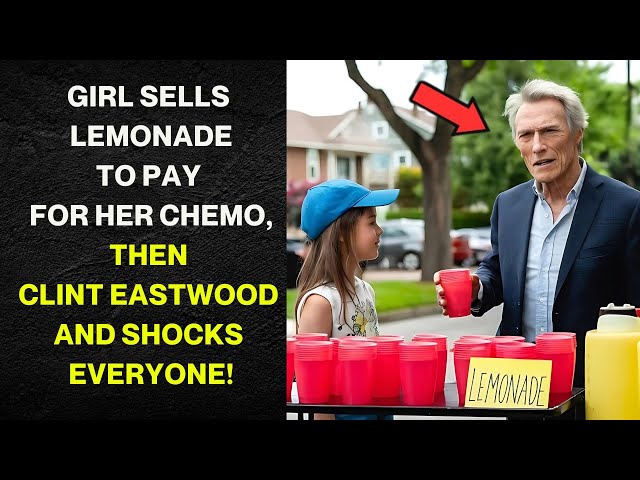 Girl Sells Lemonade To Pay For Her Chemo, Then Clint Eastwood Walks By & Shocks Everyone!