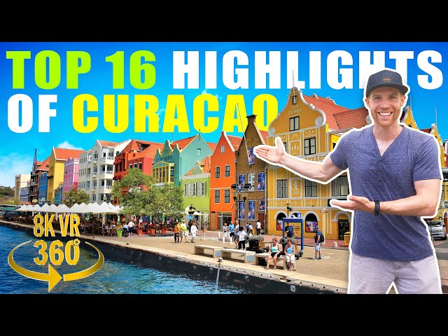 Top 16 Highlights of Curacao - Guided Tour - 8K 360 VR Video!