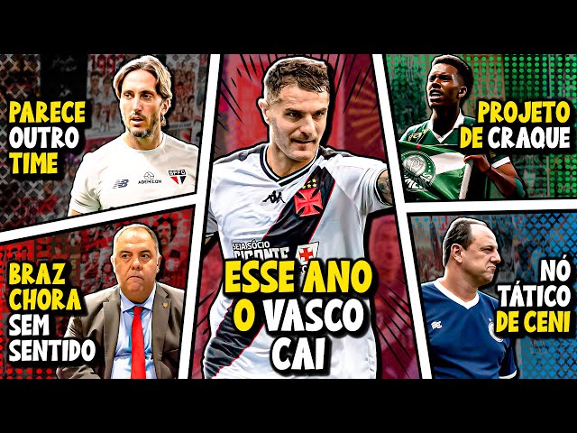 ESSE ANO O VASCO CAI - Athletico PR NOVO LÍDER | O CHORO de Marcos Braz | Bahia SUPERA Botafogo E +