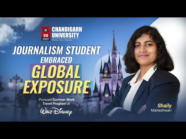 Summer Work & Travel Program at Walt Disney - Chandigarh University