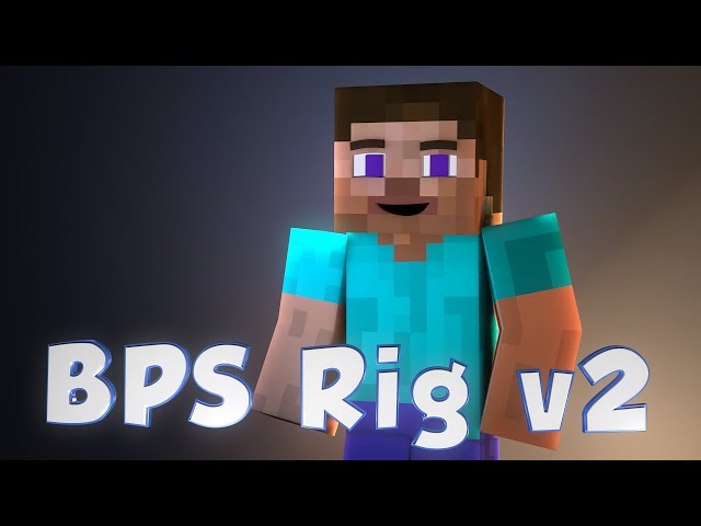 Black Plasma Rig v2 (Minecraft Blender Rig) [Blender 2.79]