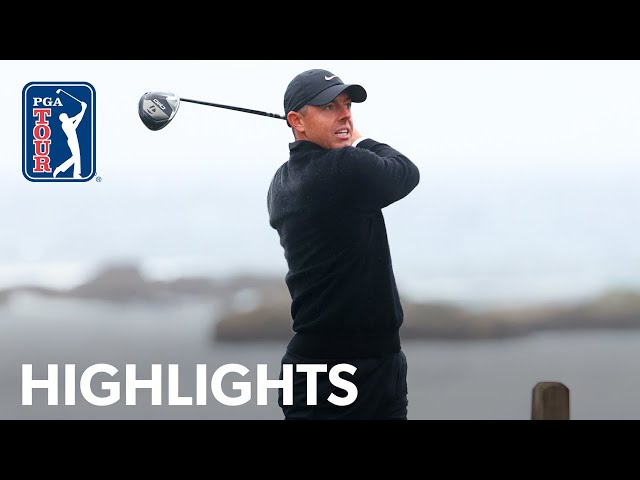 Rory McIlroy shoots 7-under 65 | Round 3 | AT&T Pebble Beach | 2025