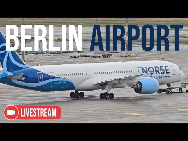 24/7 Live Stream (Pre-Recorded) | Continuous Plane Spotting from Berlin Airport in Germany