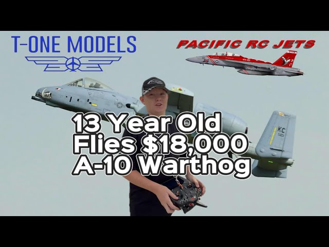 Kyler Solt Flying the T-One Models Twin Turbine A-10