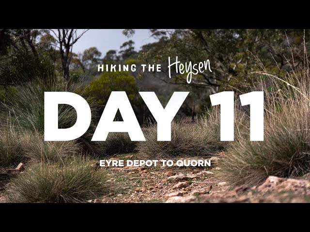 Heysen Trail | Day 11 | Eyre Depot to Quorn | Australian long-distance hiking