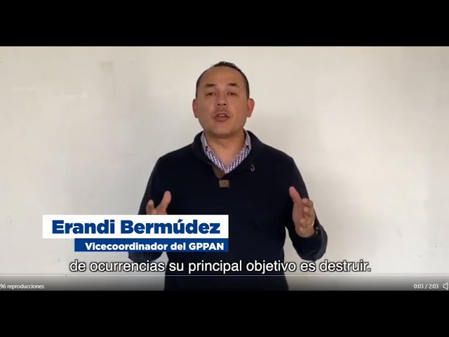 GPPAN no permitirá que AMLO desaparezca las instituciones democráticas.