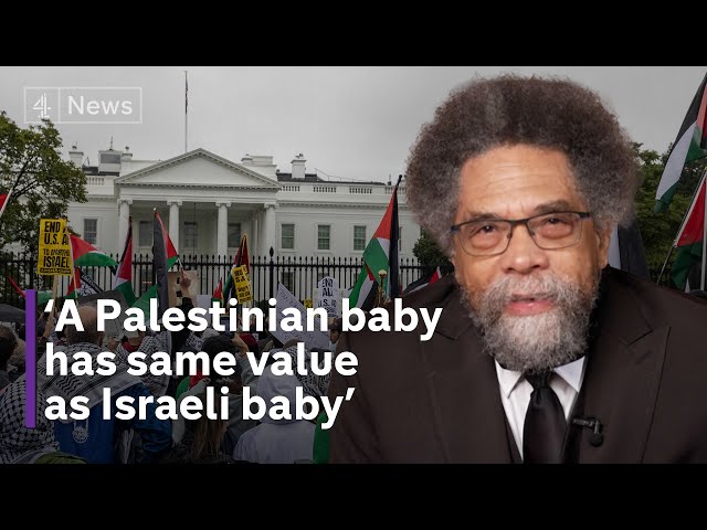 US Presidential candidate Cornel West on Israel Hamas war, greedy ruling class and Biden vs Trump