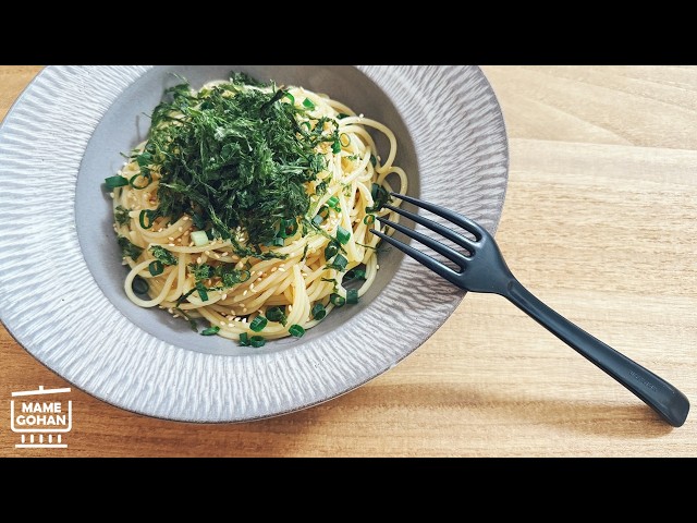 Japanese-Style Pasta with Nori Seaweed