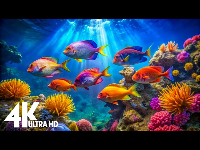 [NEW] 11H Stunning 4K Underwater Wonders - Relaxing Music | Coral Reefs,Fish,and Diverse Marine Life